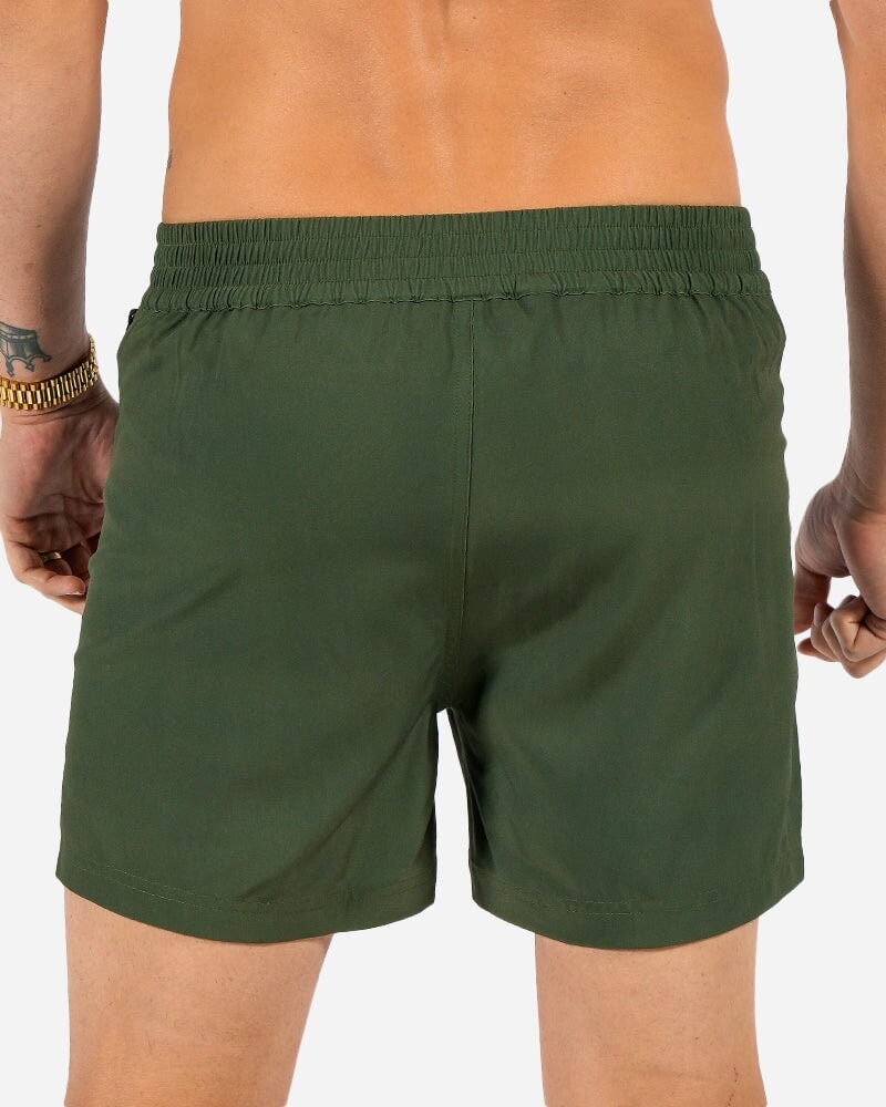 Khaki Green Swim Trunks - 5" Shorts / Board shorts Tucann 