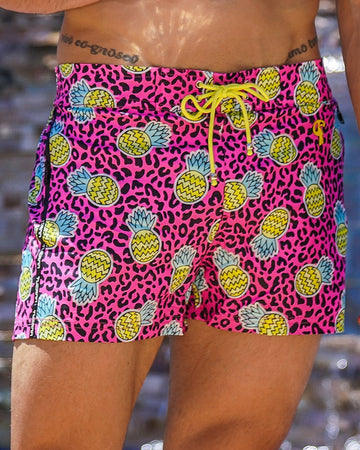 Pineapple Pink Swim Shorts Shorts / Board shorts Tucann 